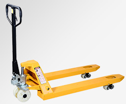 手動液壓搬運車貨叉升降操作